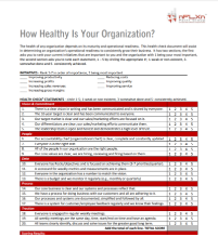 healthy organization